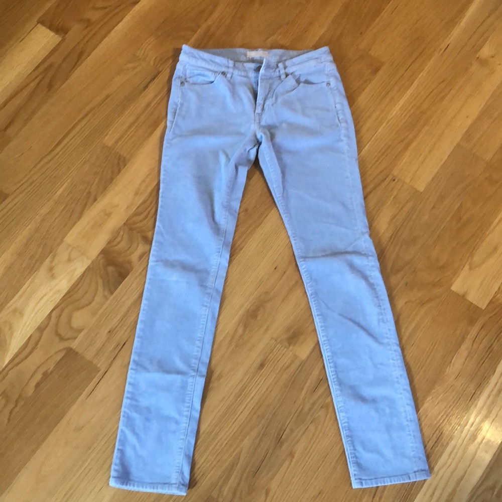 Brand new UNIQLO women’s heattech corduroy pants size 25 in light blue